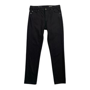 Adriano Goldschmied Jeans Womens 28 Black The Prima Cigarette Leg Tapered Denim